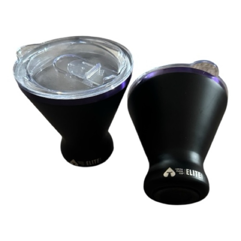 Black and Purple Carnival Cruise Elite Tumbler Set